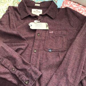Hollister Epic Flex LS men’s button down shirt New